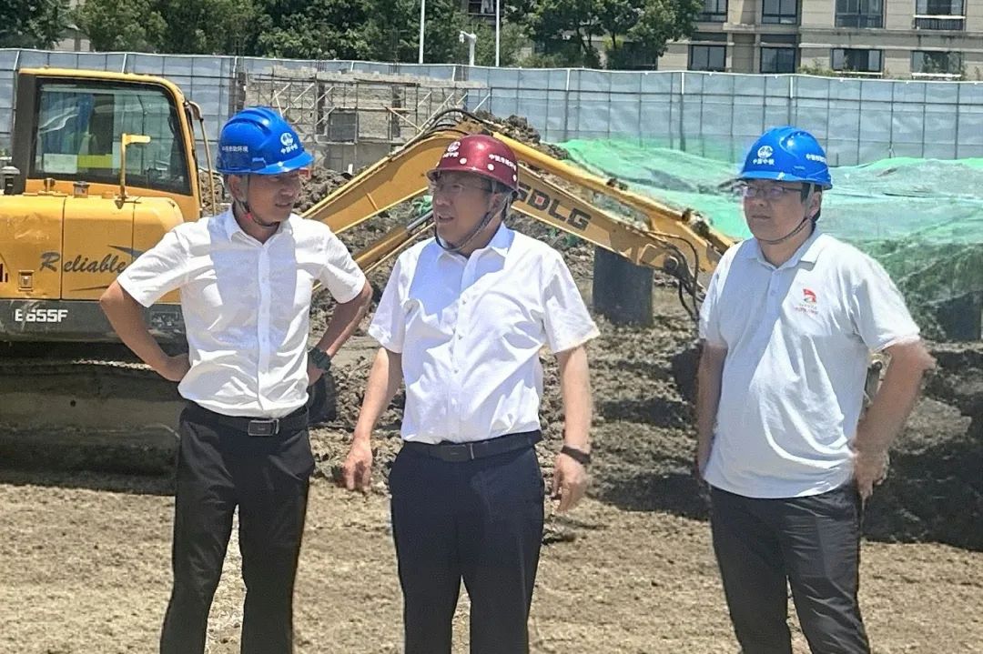 公司黨委書記、董事長李明華到蘇州清樹灣項目檢查指導工作.jpg